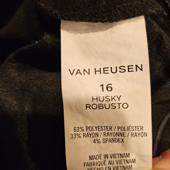 Boys Van Heusen Dress Pants - size 16 Husky - Picture 6 of 8